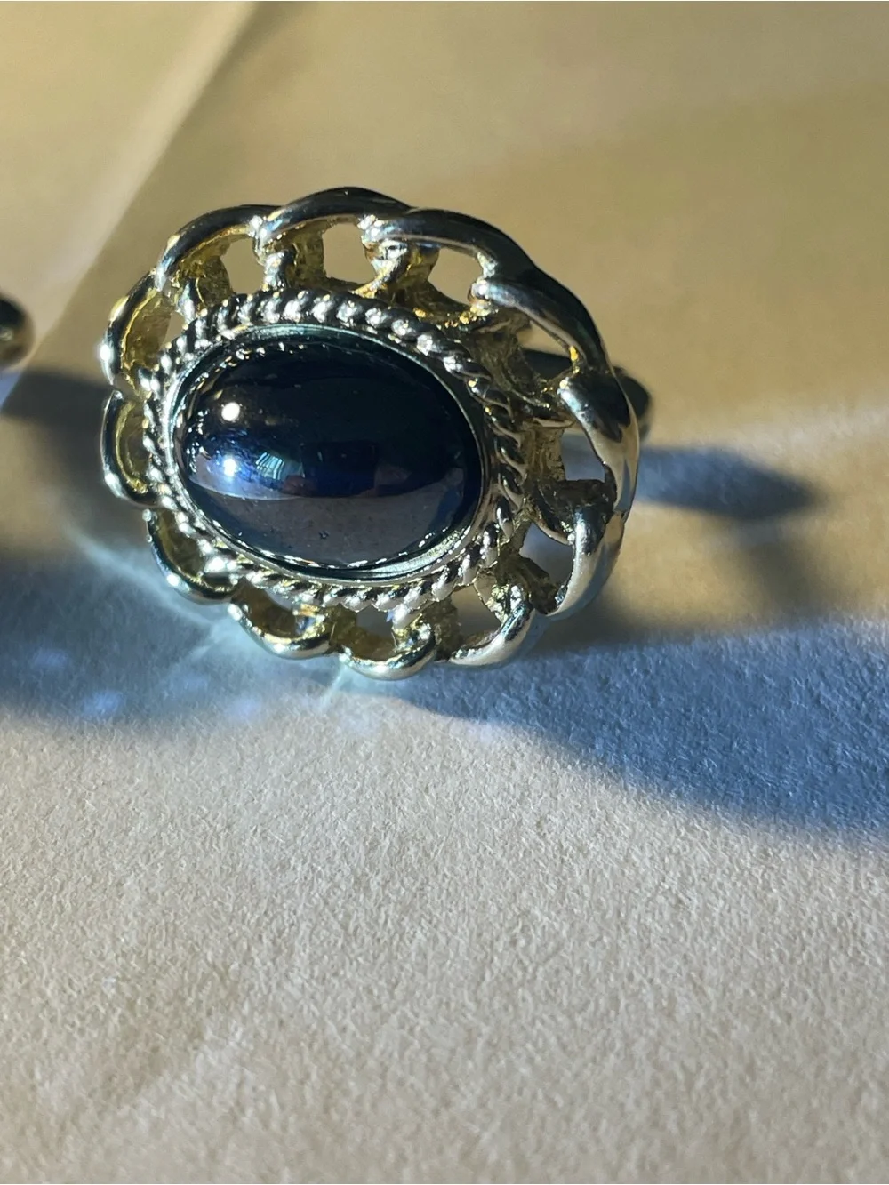 VTG fancy black onyx Cufflinks